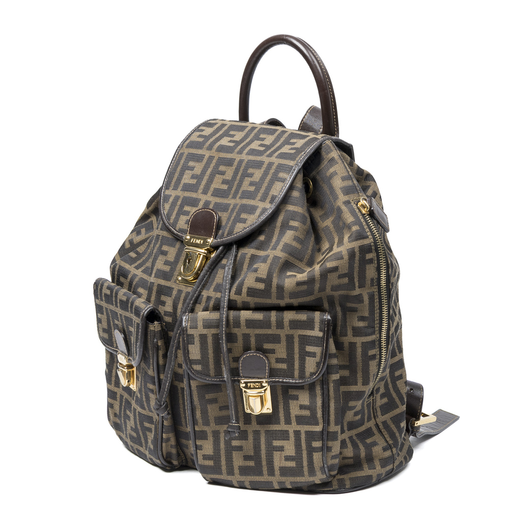 Fendi Flap Drawstring Backpack - Picture 2 of 10